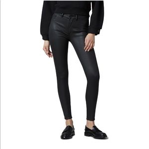 NWT DL1961 Florence Instasculpt Coated Jeans Black